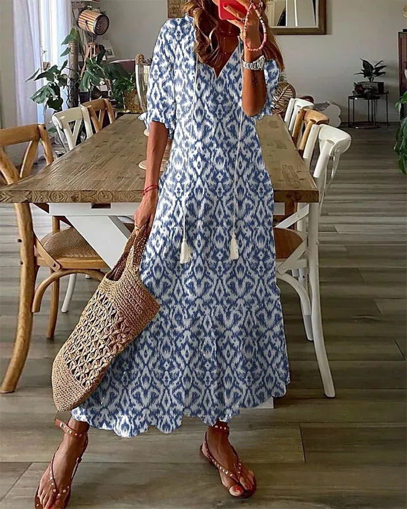 Dianna | Boho Tummy-Coverage Summer Dress