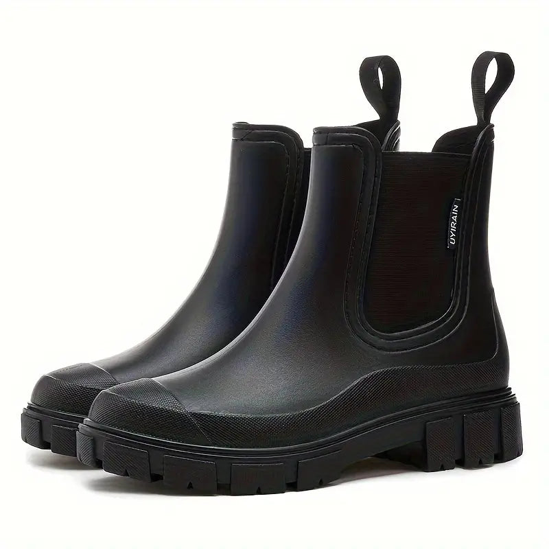 Edith | Botas Chelsea práticas de calçar com material repelente à água