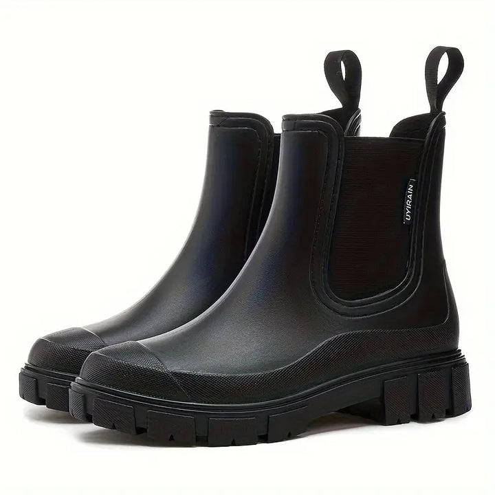 Edith | Botas Chelsea práticas de calçar com material repelente à água
