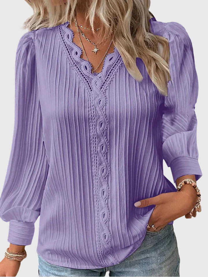 Andrea™ | Eleganter Pullover-Bluse