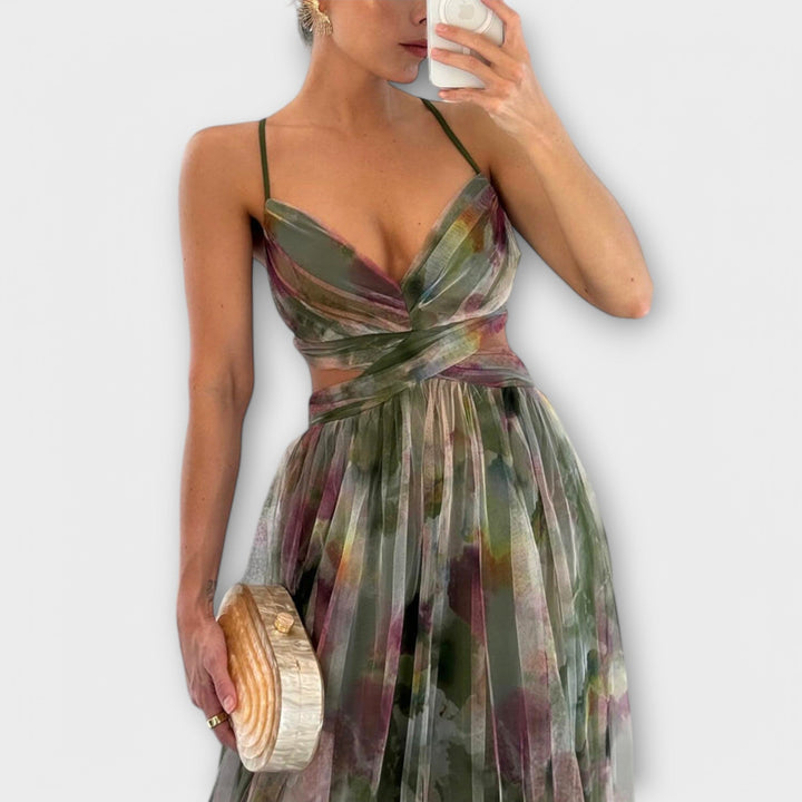 Annai Mesh Maxikleid - Elegant und Figurbetont