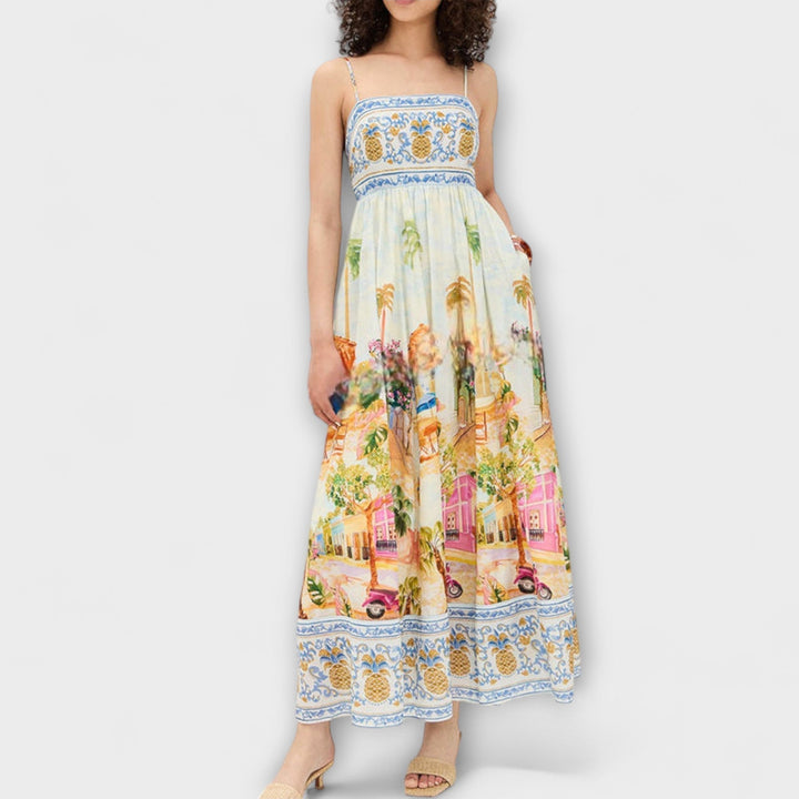 Lumen - Aracati Multicolor Maxi Dress