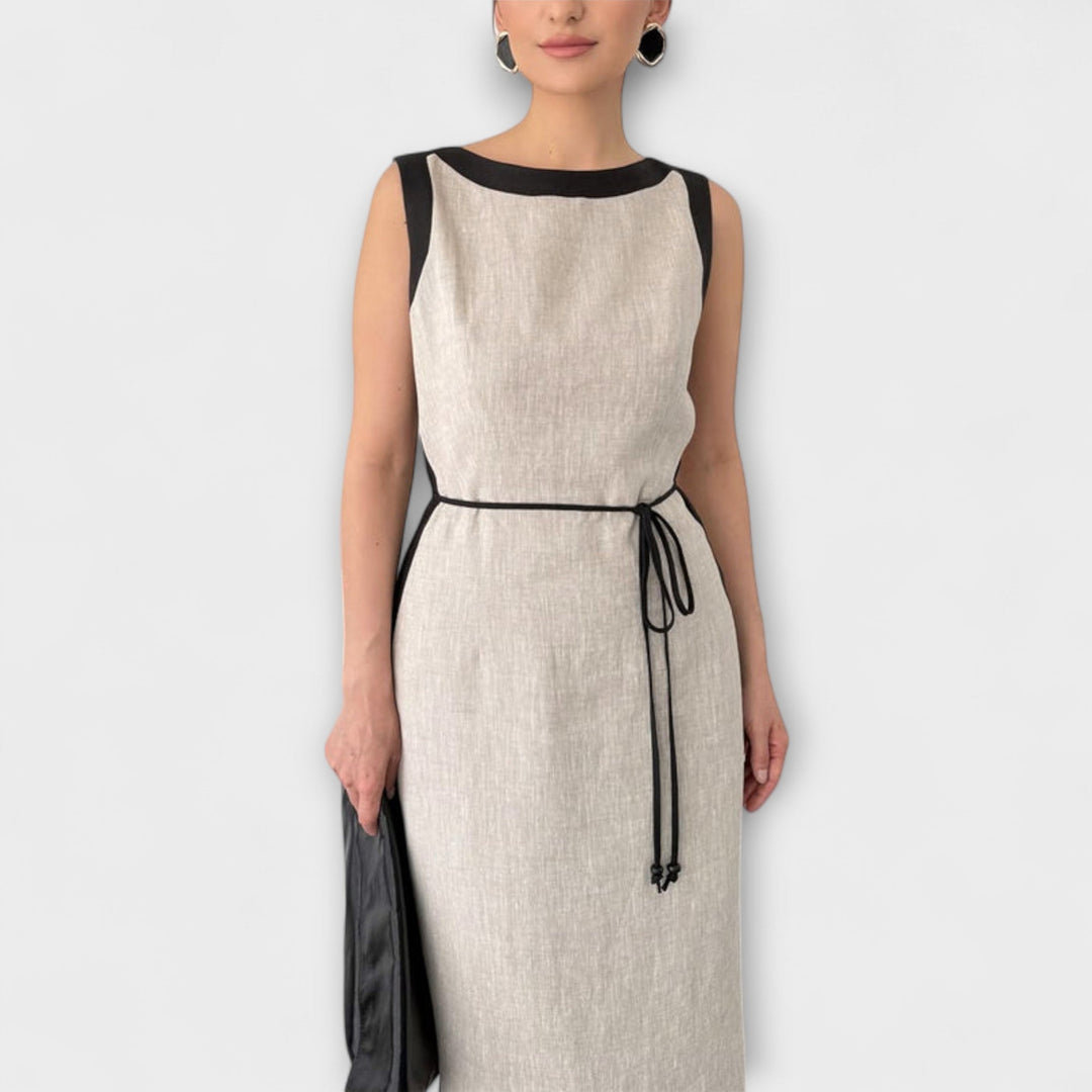 Irene - Stilvolles ärmelloses Kleid
