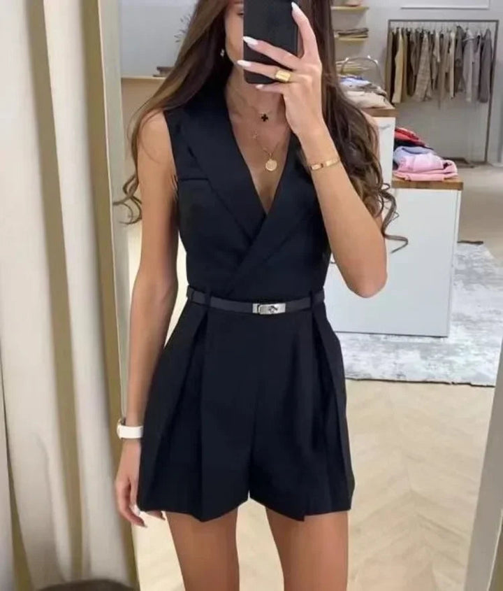 Hannah™ - Elegant ærmeløs jumpsuit