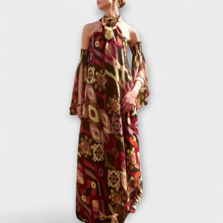 Monroe - Vestido Longo com Inspiração Boêmia