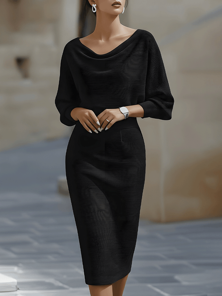 Brielle | Elegantní midi šaty s řasením