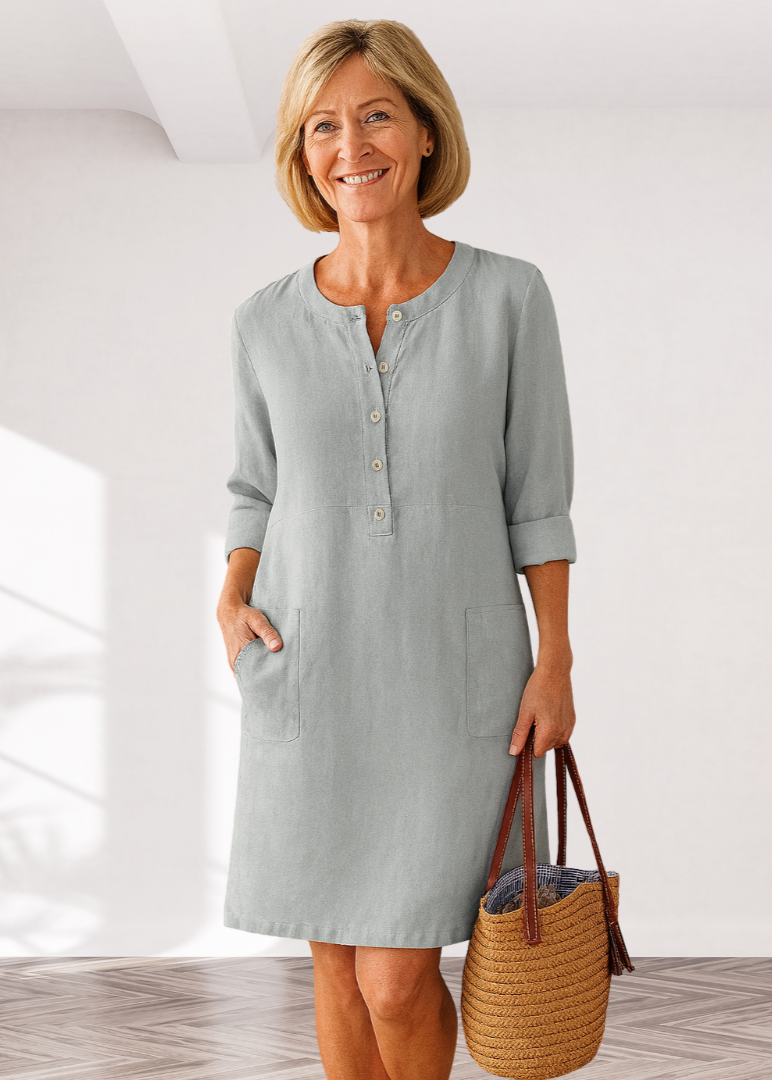 Waverly™ | Vestido Clássico para o Dia a Dia