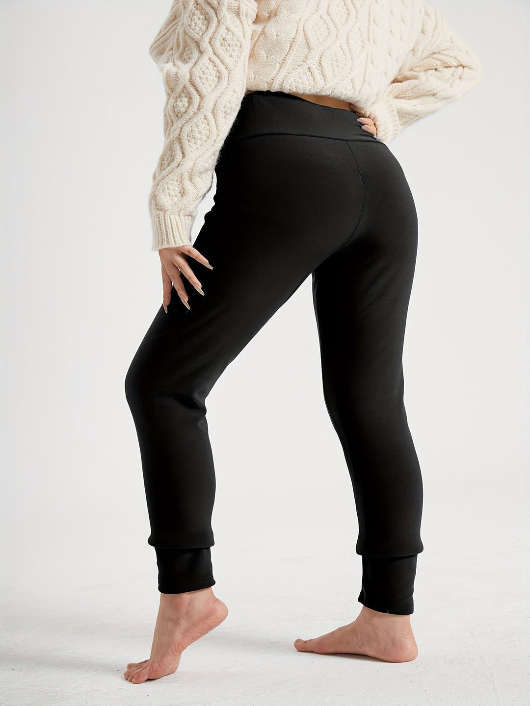Clover | Soft Women’s High Waisted Leggings with Plush Brushed Lining