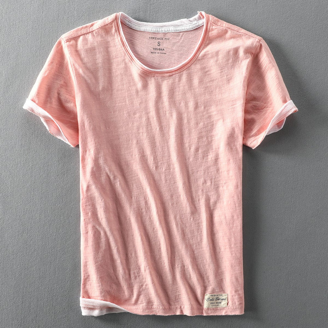 Camiseta Elias de Duas Camadas com Gola Redonda