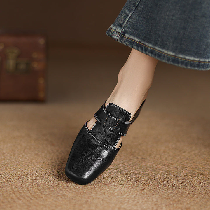 Mule Andie in pelle vera