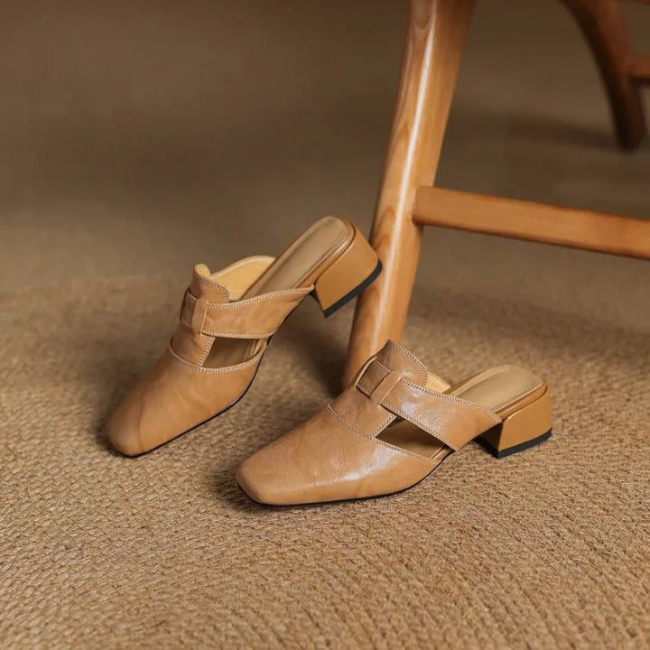 Mule Andie in pelle vera