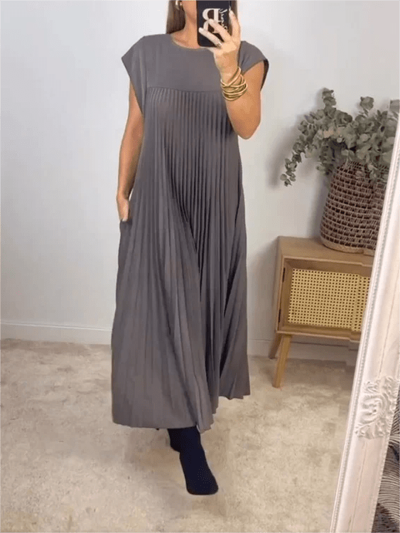 Sandra | Plissiertes elegantes Kleid