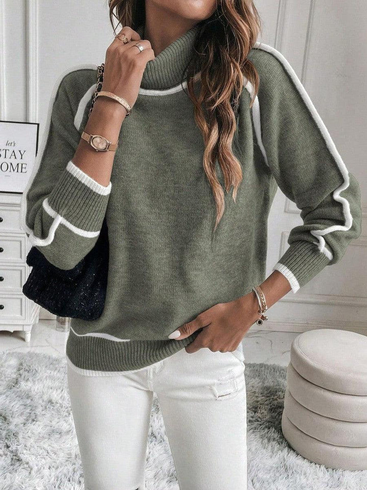 Women's Sweater Soft Lined Warm Fit Elegant Silhouette Casual Everyday
