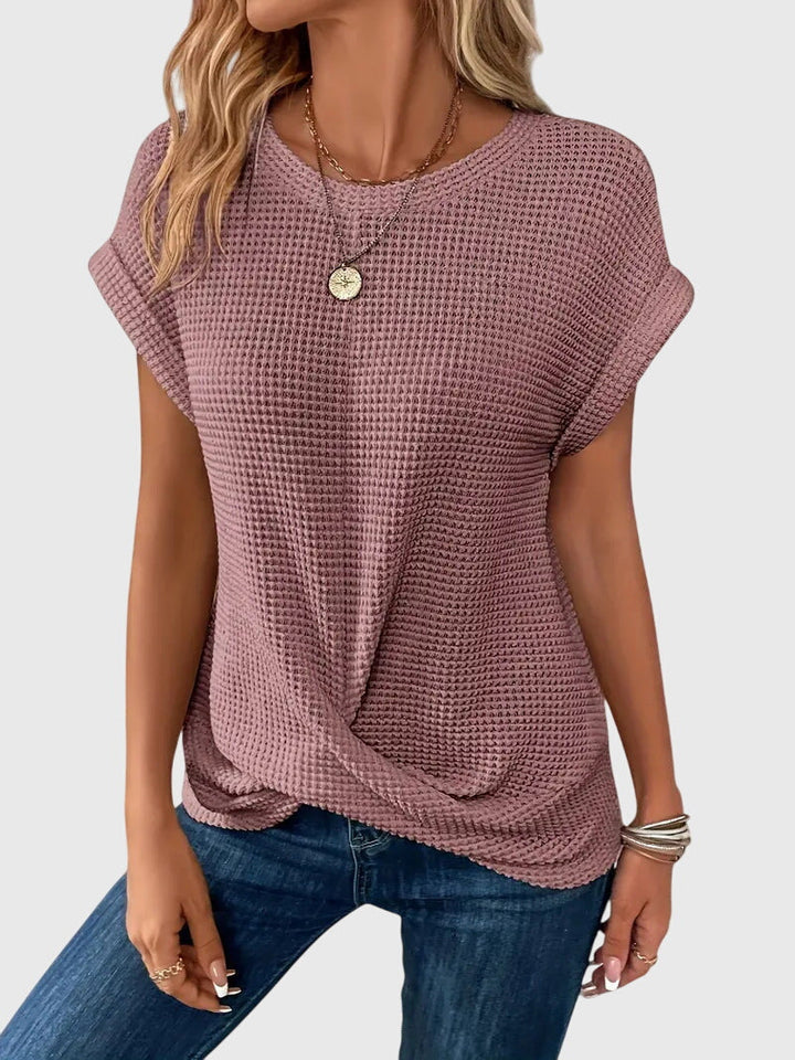 Isa™ | Elegantní halenka s kulatým výstřihem