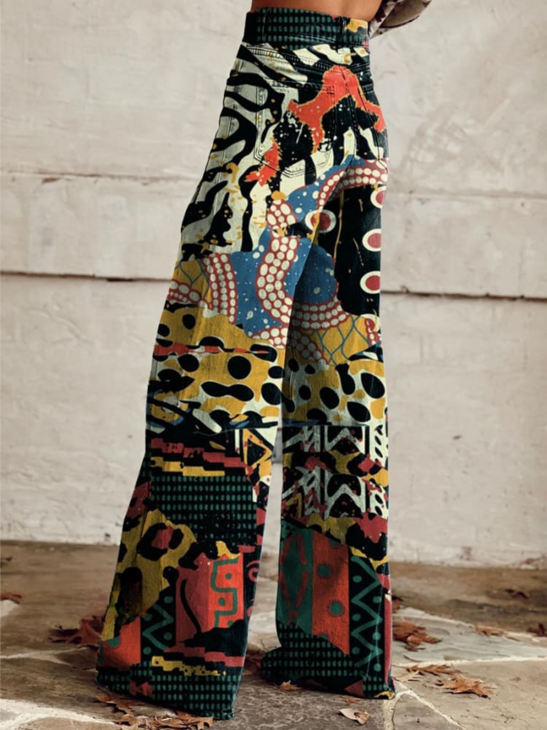 Mia™ - Pantaloni Moderni a Gamba Larga Colorati