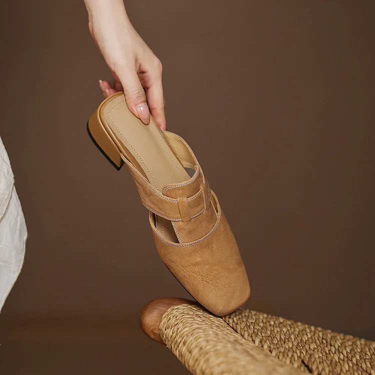 Mule Andie in pelle vera