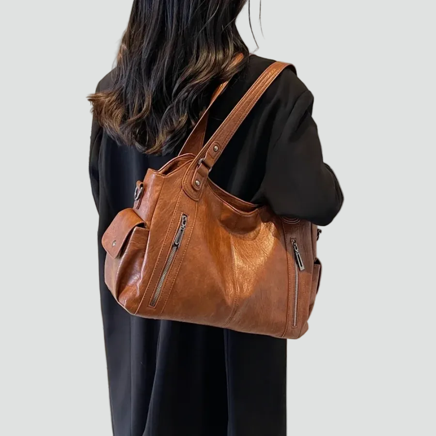 Celine | Polished Shoulder Bag with Spacious Interior and Leather-Look Finish