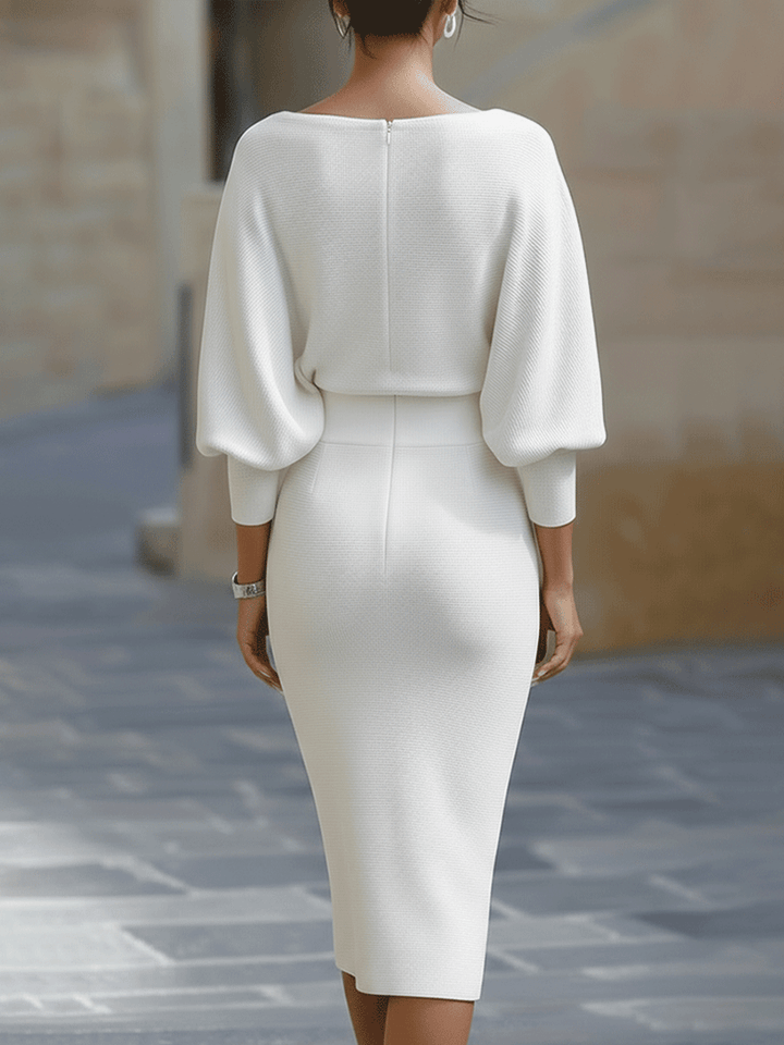 Brielle | Elegantní midi šaty s řasením