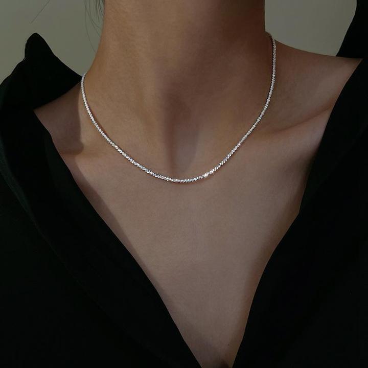 Collier étoilé en argent