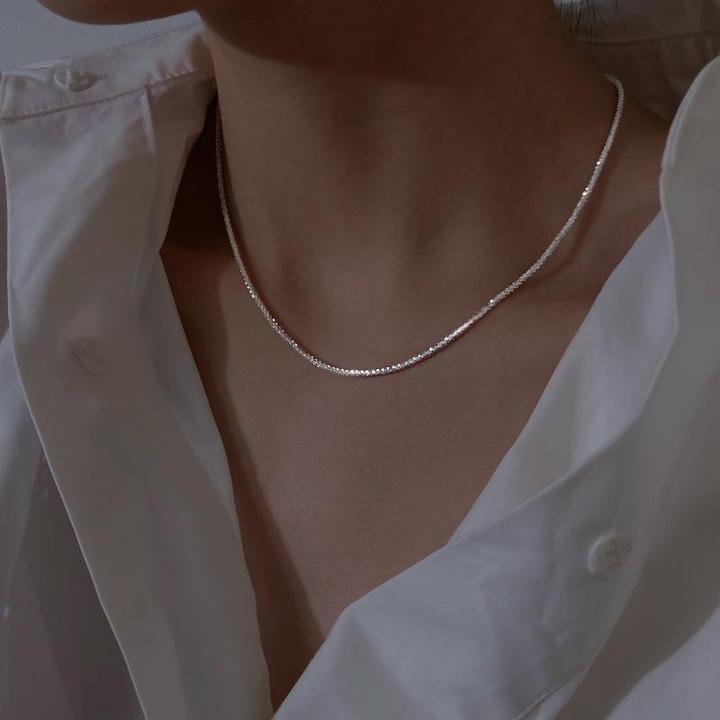 Collier étoilé en argent
