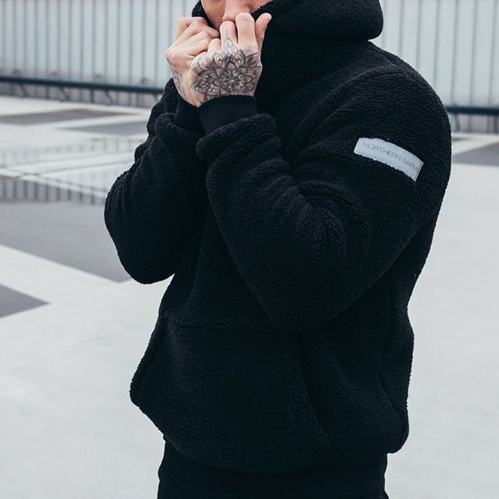 Liam™ - Stylová pohodlná plyšová mikina s kapucí