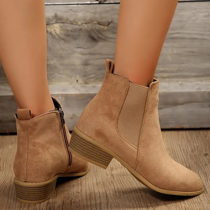 Bottines Chelsea pour homme en daim, faciles à enfiler, coupe confortable, durables, décontractées ou habillées