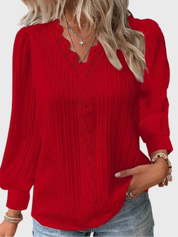 Andrea™ | Eleganter Pullover-Bluse