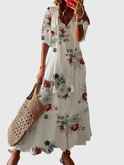 Amalia™ | Vestido Vintage Boho de Verão
