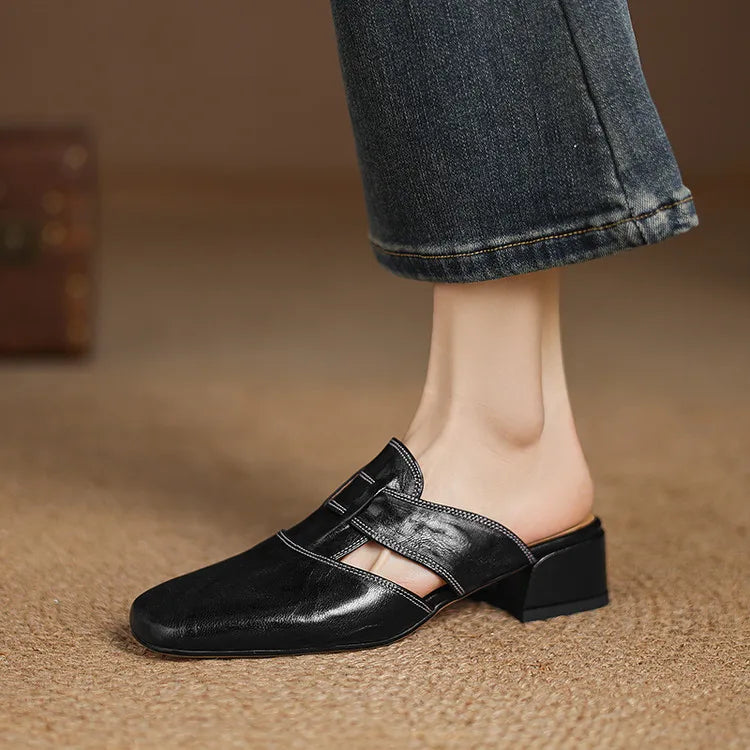 Mule Andie in pelle vera