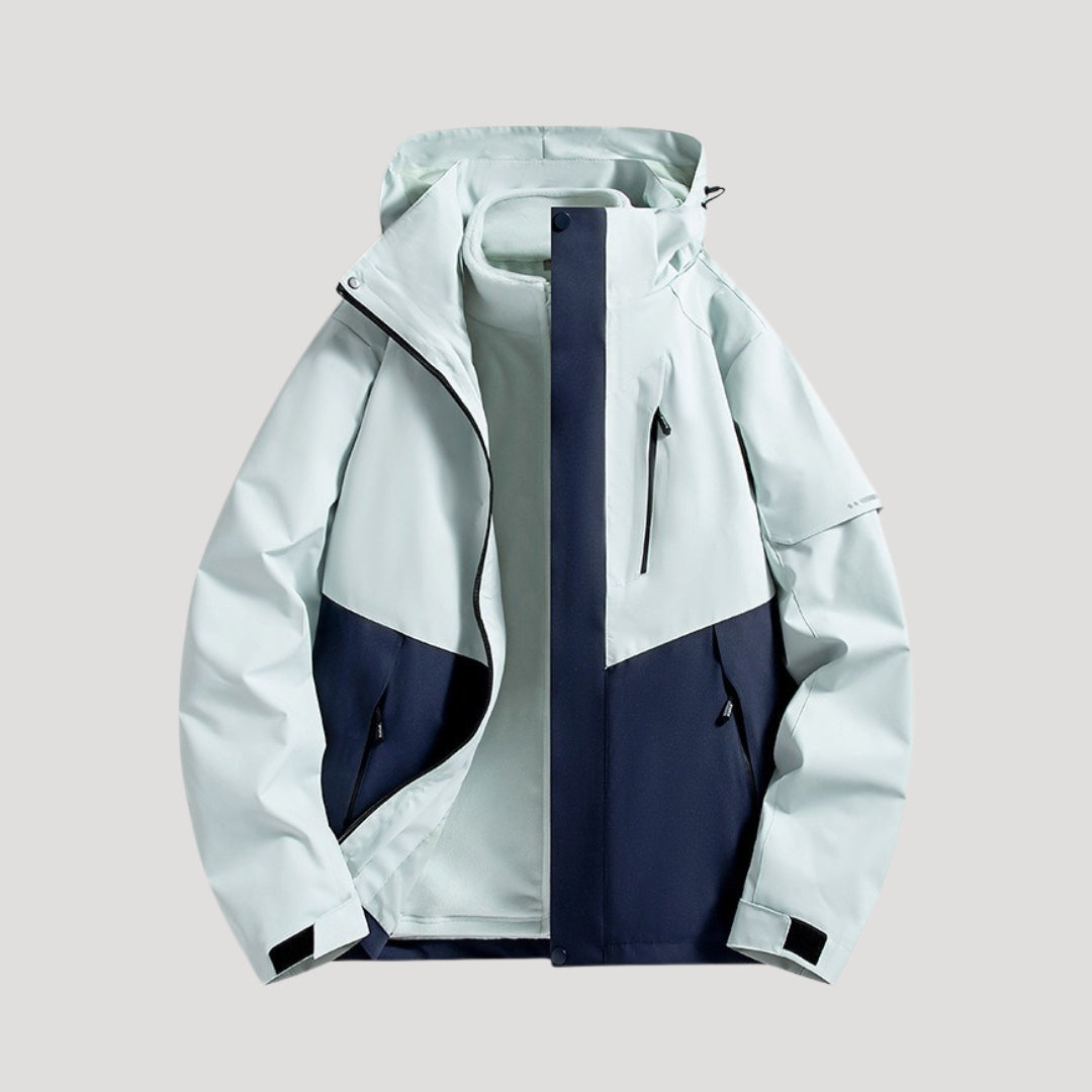 Veste coupe-vent imperméable à capuche pour femme, vêtement d’extérieur utilitaire
