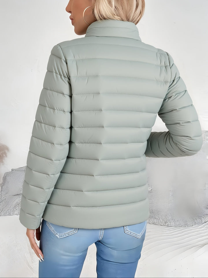 Marisela | Airy Stand-Collar Puffer Jacket with Lightweight Padding and Slim Fit