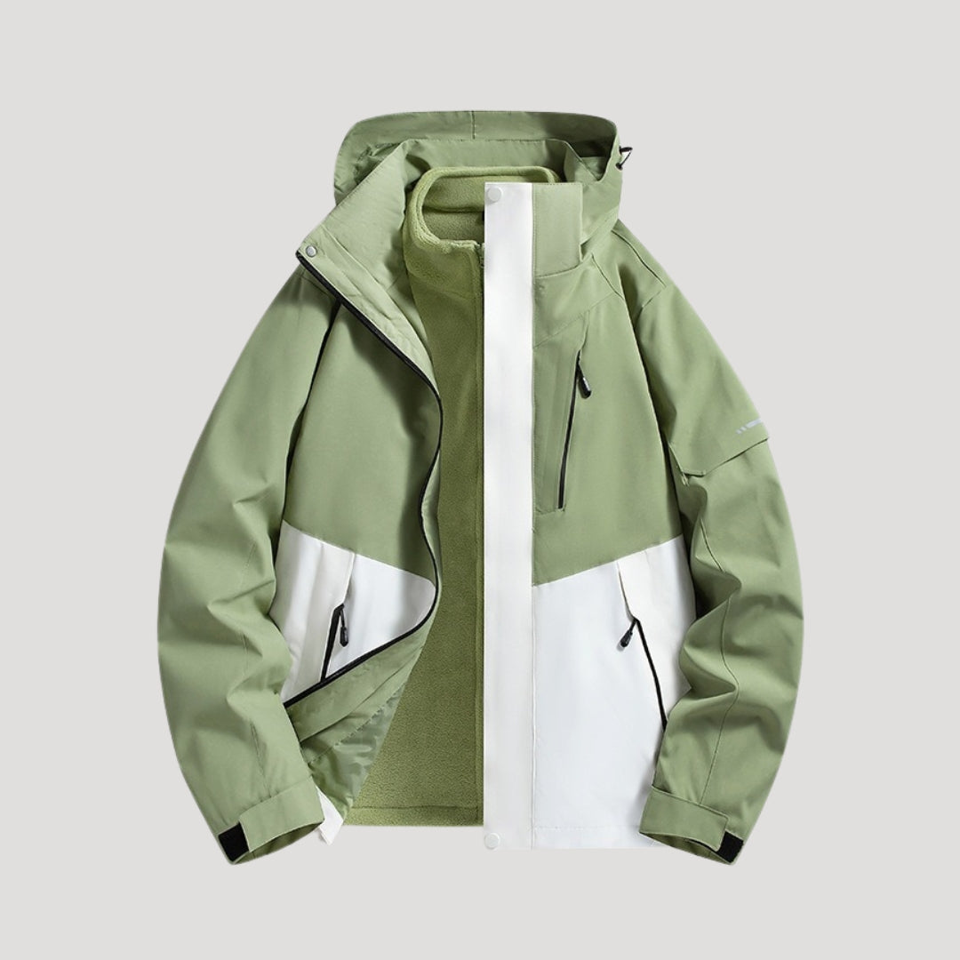 Veste coupe-vent imperméable à capuche pour femme, vêtement d’extérieur utilitaire