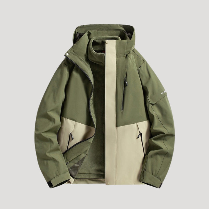 Veste coupe-vent imperméable à capuche pour femme, vêtement d’extérieur utilitaire
