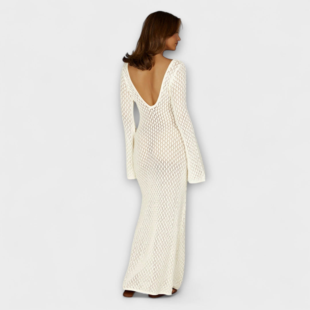 Anne - Weißes Luna Beach Kleid
