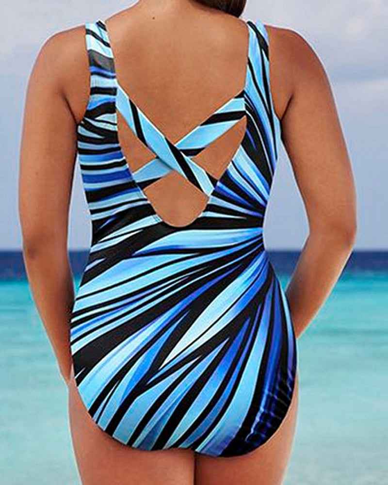 Costume Intero Runa™ con Motivo a Righe Vivaci