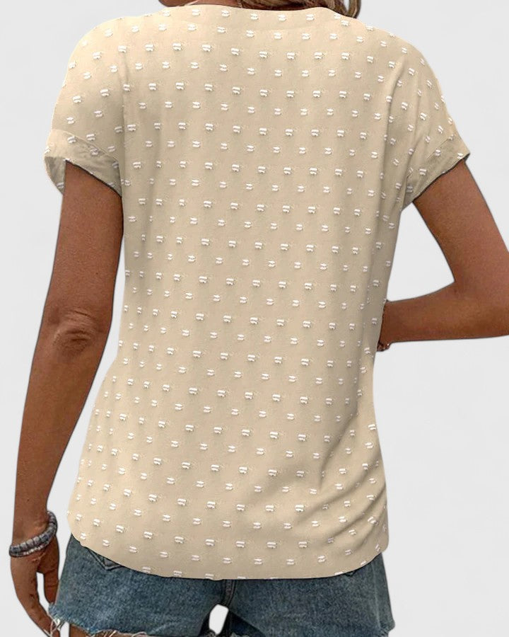 Miles | Chemise confortable à col en V