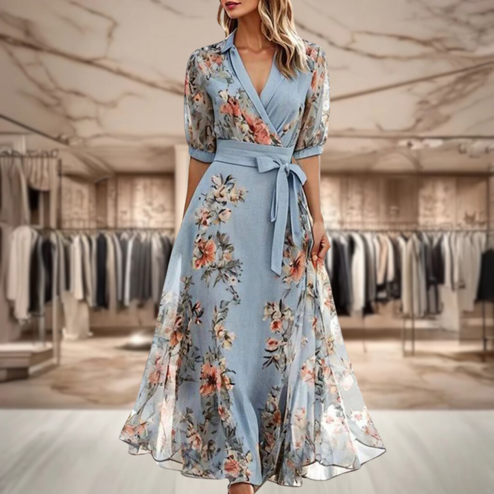Monika | Romantic Floral Maxi Dress