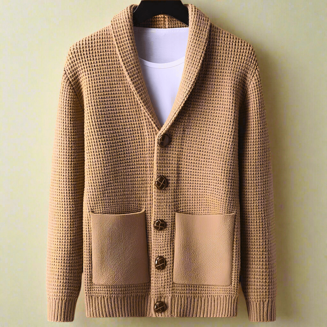 Cardigan in Cashmere Maxwell Carter