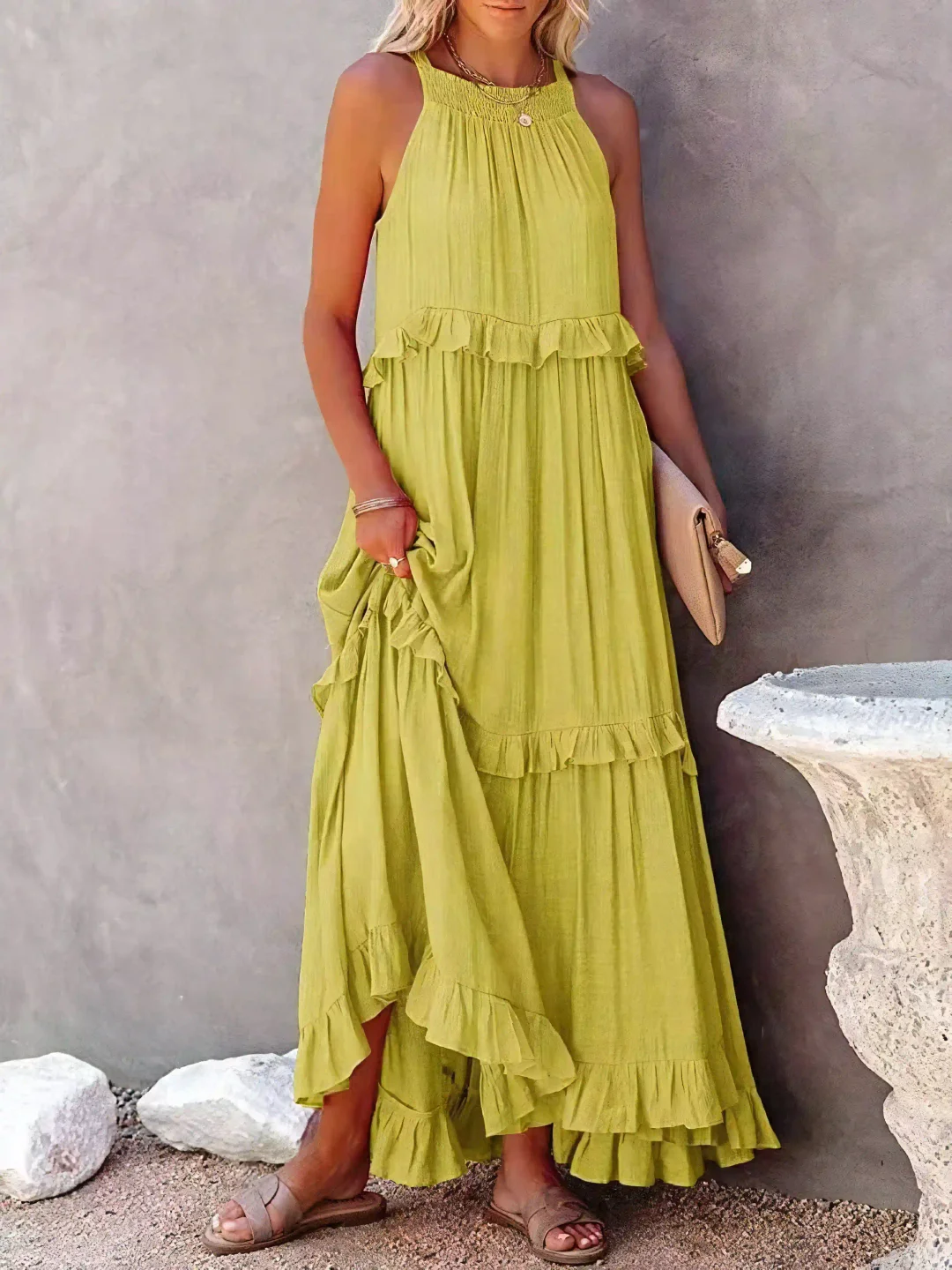 Elsie | Ruffle Maxi Summer Dress