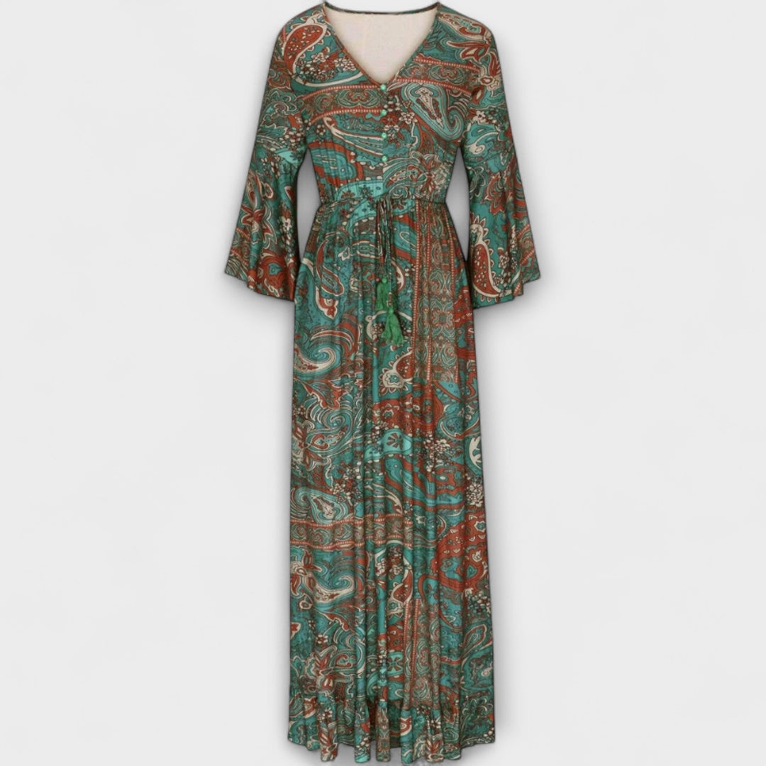 Renatilen - Vestido Estampado para Mulheres