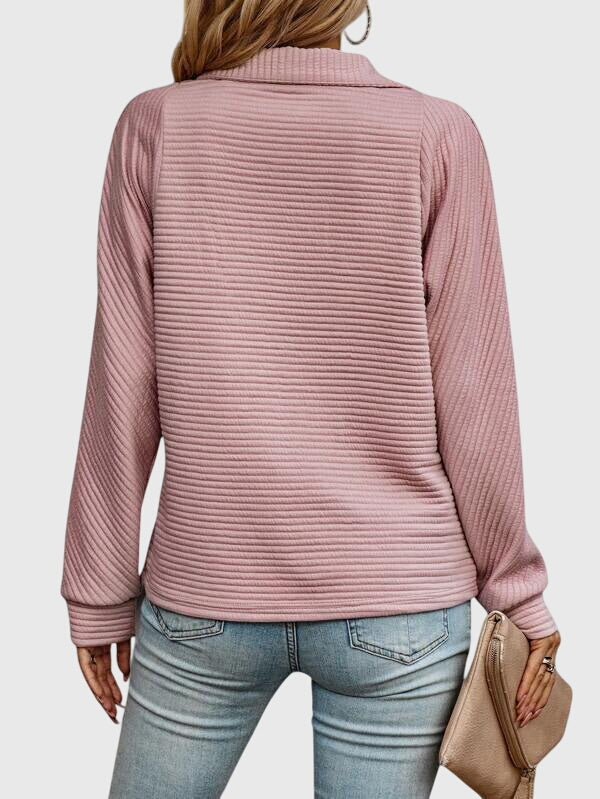 Abigail™ | Eleganter Pullover mit Reißverschluss