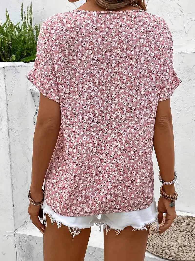 Wolena | Blouse à encolure en V sauvage