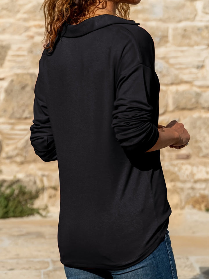 Sheena | Blusa Chic de Manga Longa