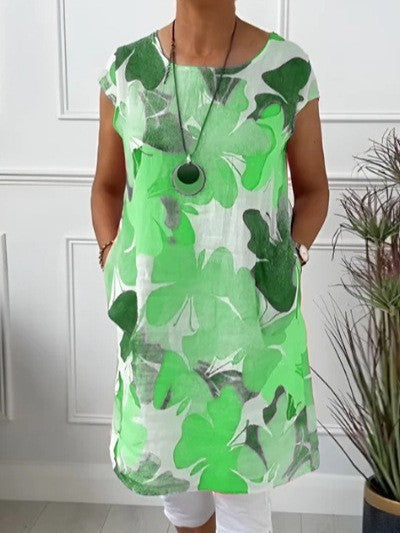 Aino™ | Vestido Suave de Primavera con Estampado de Mariposas