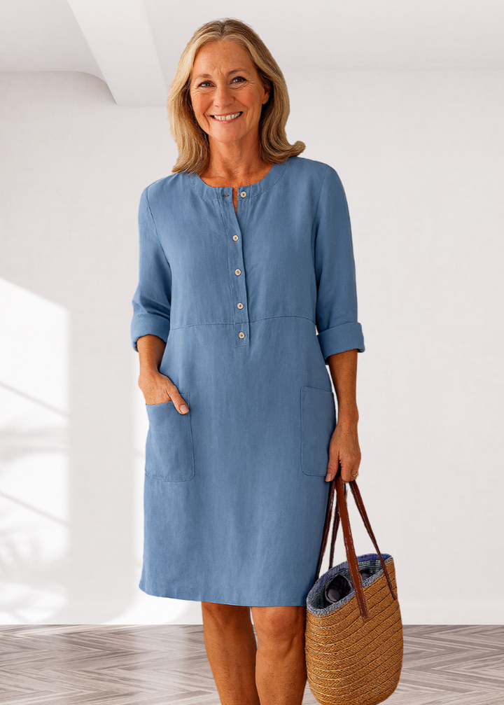 Waverly™ | Vestido Clássico para o Dia a Dia