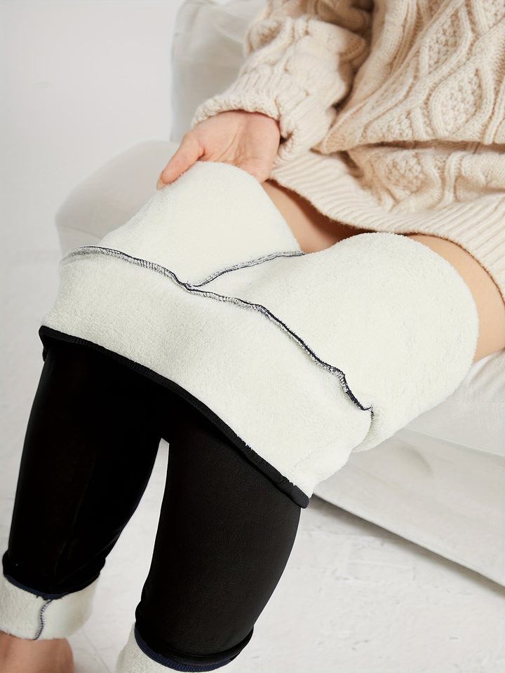 Clover | Soft Women’s High Waisted Leggings with Plush Brushed Lining