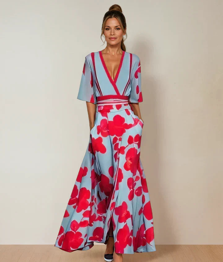 AYANA - ABITO ELEGANTE A MANICHE