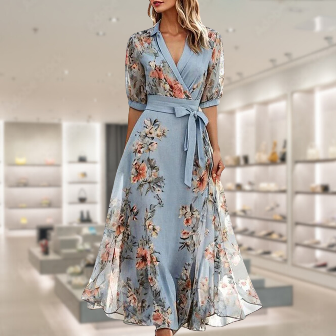 Monika | Romantic Floral Maxi Dress