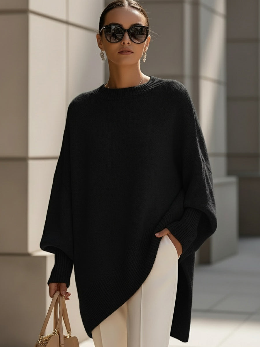 Nancy | Volný oversized svetr s pohodlným střihem pro bříško