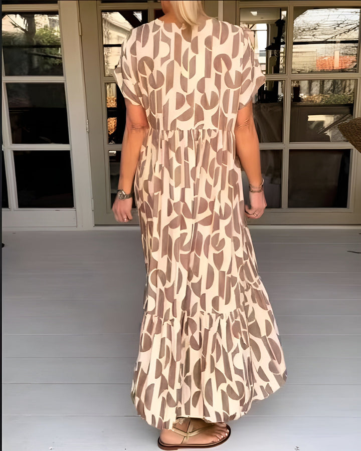 Colette | Lockeres Kleid mit V-Ausschnitt